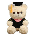 Greenmart Graduation Bear Plushies Customizable Kindergarten-College Souvenirs PP Cotton Filling Graduation Gifts for Students