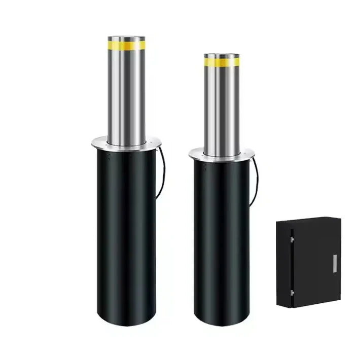Outdoor Security Protection Hydraulic Rising Stainless Steel Semi Automatic Parking Bollards with Smart Telescopic 350W Motor