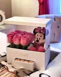 Customization Marble Rectangle Transparent PVC Window Drawer Gift Box Flower Box with Drawer