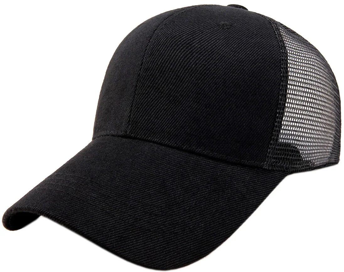 Wholesale 6 Panel Classic Structured Thick Acrylic Cheap Mesh Trucker Blank Baseball Cap