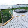 Outdoor 316 Stainless Steel Tubular Glass Railing Balustrade