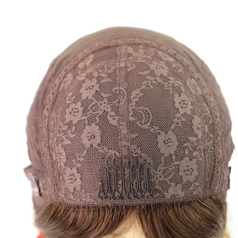 Middle Brown Sheitel Wig for Israel Market Small Size Jewish Hair Silk Top Wig