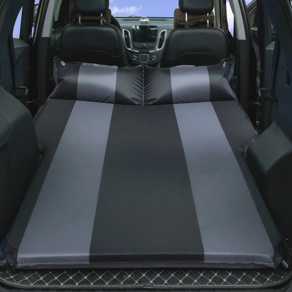 LANCAMP LC-611 Self-Inflating SUV Sleeping Mat Inflatable Camping Travel Air Bed Car Mattress Pongee 4 Seasons for Outdoor