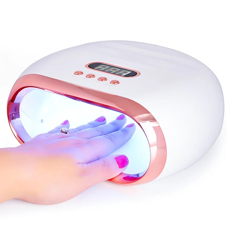 Custom Logo Battery-Powered Touch Sensor Nail Fast Dryer Wireless UV LED Nail Lamp Professional Rechargeable