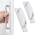 Self-Stick Instant Cabinet Drawer Door Adhesive Handles Aluminum Kitchen Cabinet Drawer Pull Handle with Adhesive Sticker