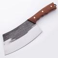 2021 Handmade Forged High Carbon Clad Steel Serbian Chef Kitchen Cleaver Slicing Broad Butcher Knife