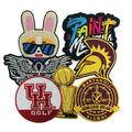 Custom Heat Pressed Embroidered Logo Embroidery Patches for Garment