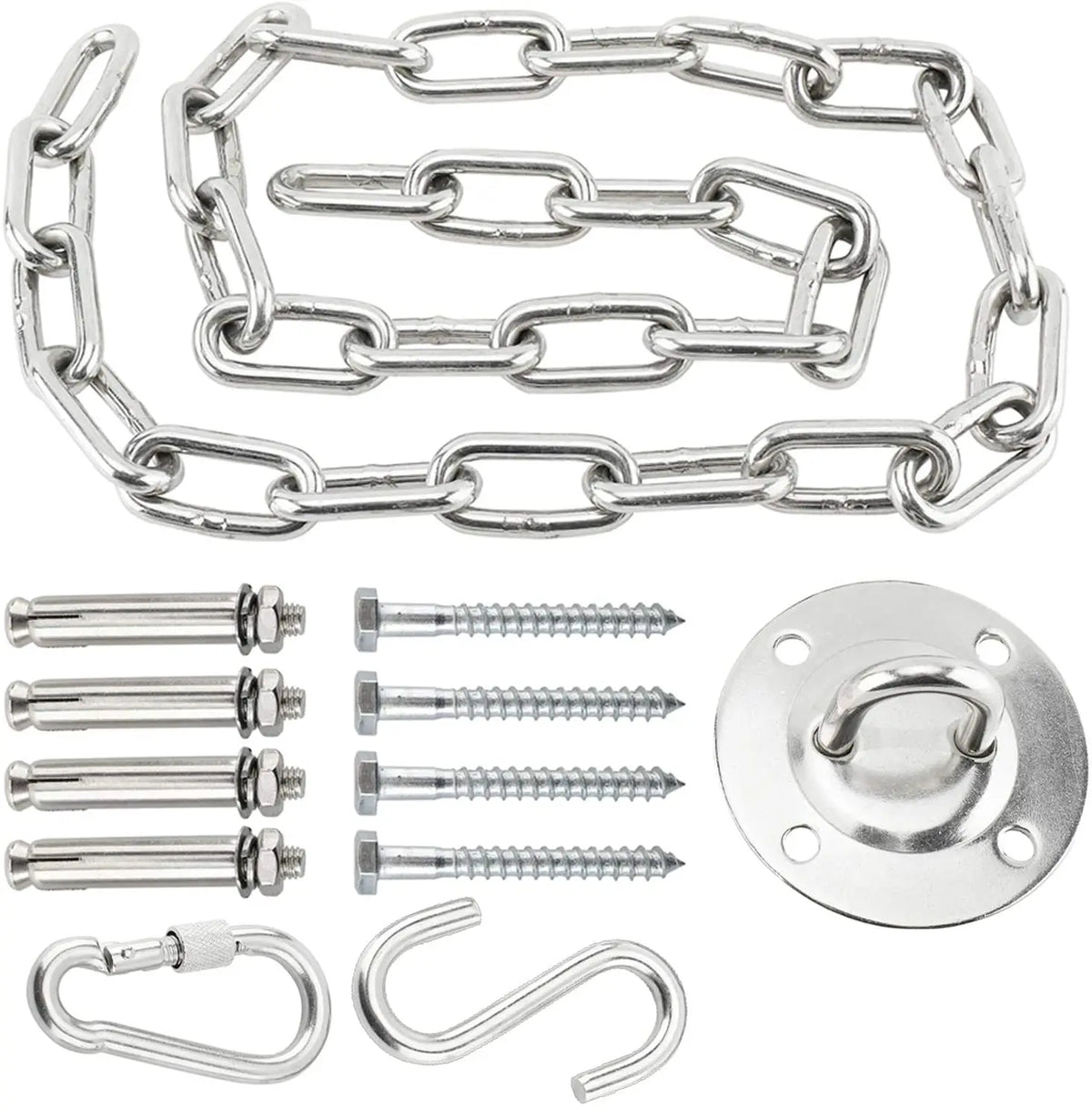 Modern Durable Steel Outdoor Hanging Hardware Kit for Hammock Swing Chair-Adjustable & Eco-Friendly MegaBDM