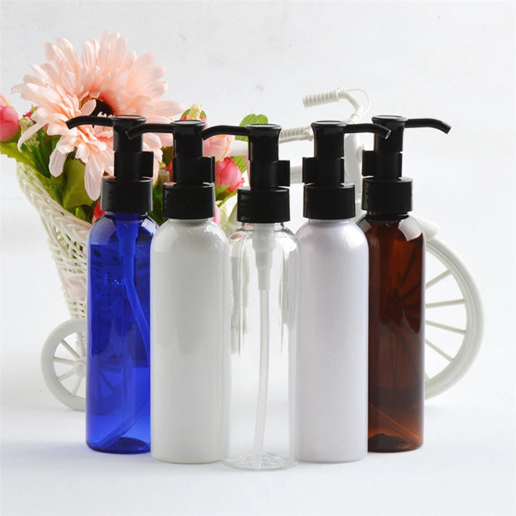 IBELONG 150ml Blue Amber Clear White PET Plastic Cosmetic Face Wash Facial Cleanser Bottle Lotion Bottle
