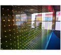 LED Tempered Glass Display Solid Solar Greenhouse Industrial Building Bulletproof Curtain Wall Lighting for Hotel Decoration