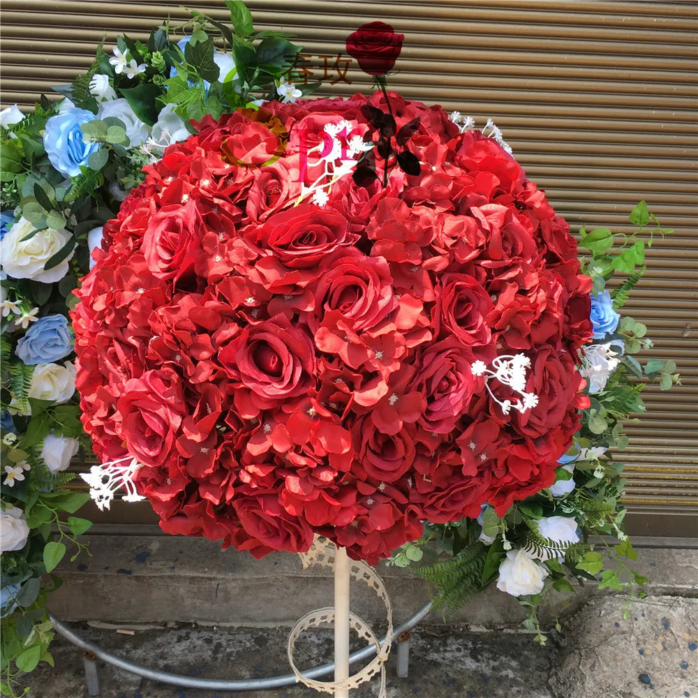 SPR Artificial Silk Rose Flower DIY Wedding Table Centerpieces Ball Backdrop Modern Handmade 40cm Mother's Day Easter Christmas