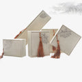 Wholesale Elegant Luxury Linen Lotus Jewelry Gift Packing Box