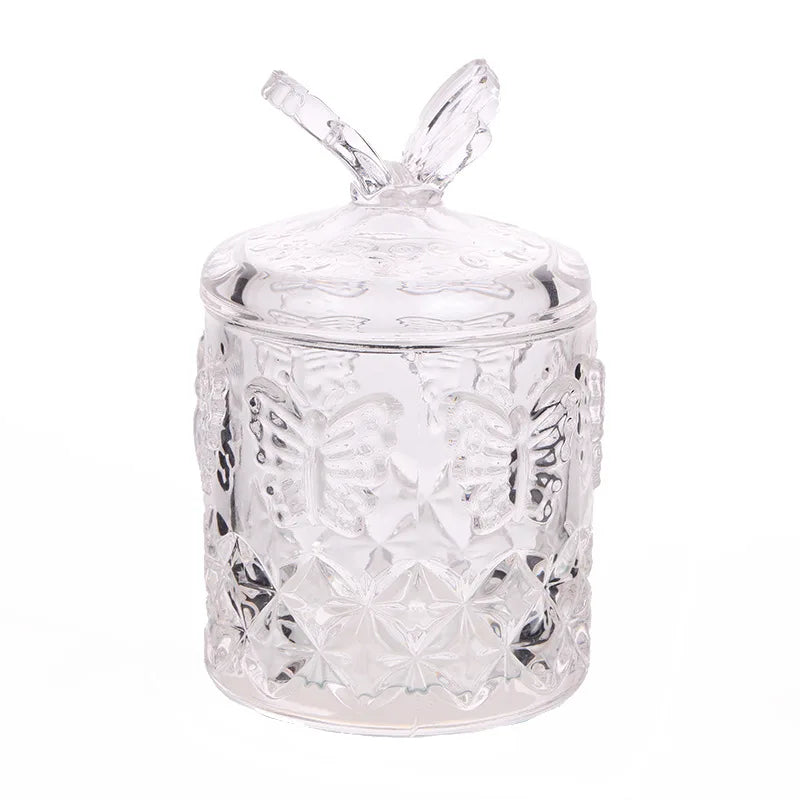 Wholesale Luxury Crystal Glass Candle Jars Home Decorative Luxury Candle Vessels for Christmas Hot Sale Fragrance Accessories