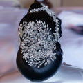 Genya Luxury Sweet Style Hairband Accessories Bride Crystal Rhinestone Hair Comb Jewelry Wedding Tiaras and Crowns