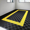 Modern Design Interlocking Garage Flooring Tiles 40 X 40 Anti-Slip Modular Plastic Tiles for Car Garages and Villas
