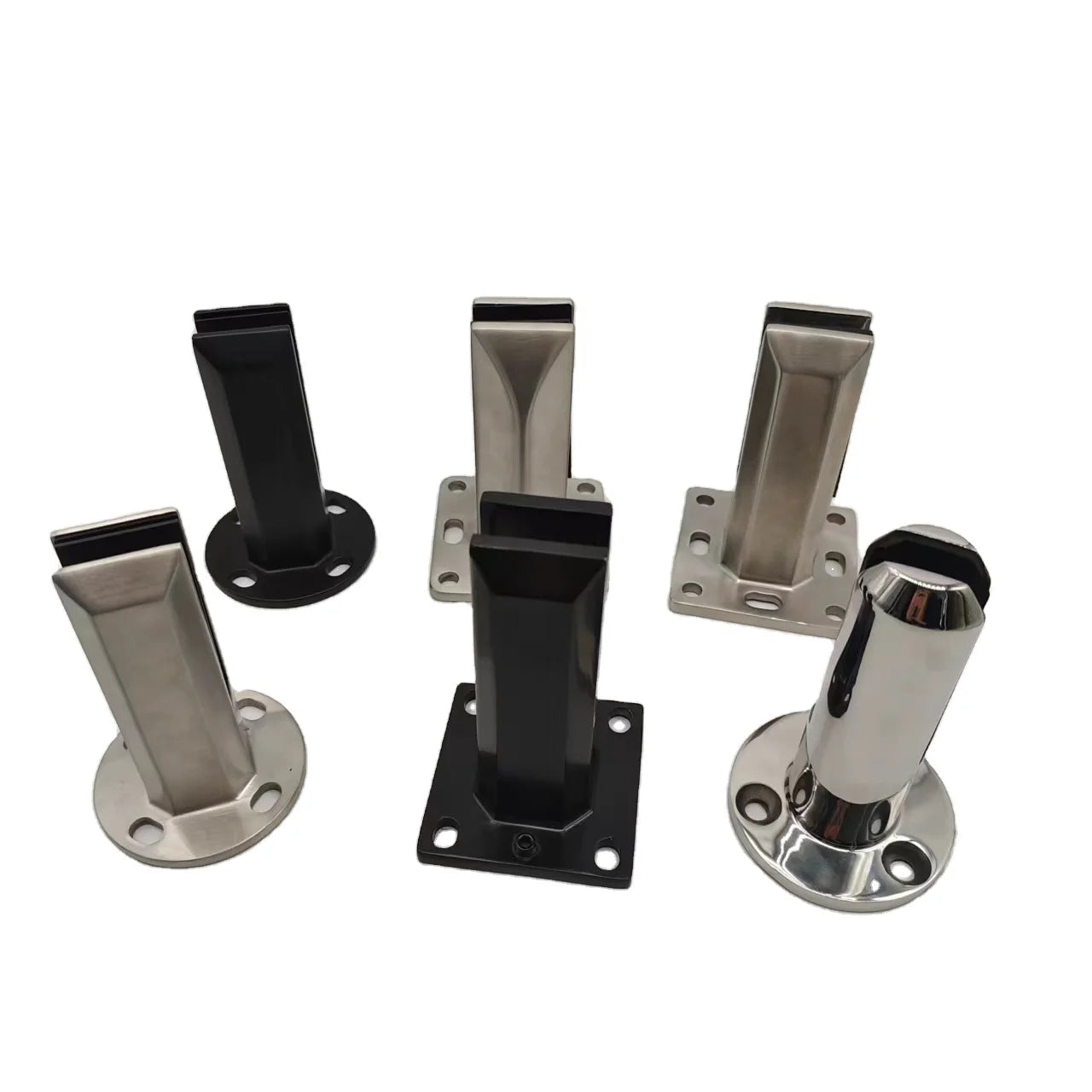 Precision Casting Building Hardware Stainless Steel Glass Railing Frameless Glass Pool Fencing Adjustable Glass Spigot