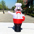 Restaurant Chef Shape Inflatable Tube Man Welcome Advertising Inflatable Sky Dancer Inflatable Air Dancer for Sale