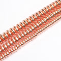 Wholesale 4mm 6mm 8mm Natural Rose Gold Rondell Hematite Beads for Jewelry Making