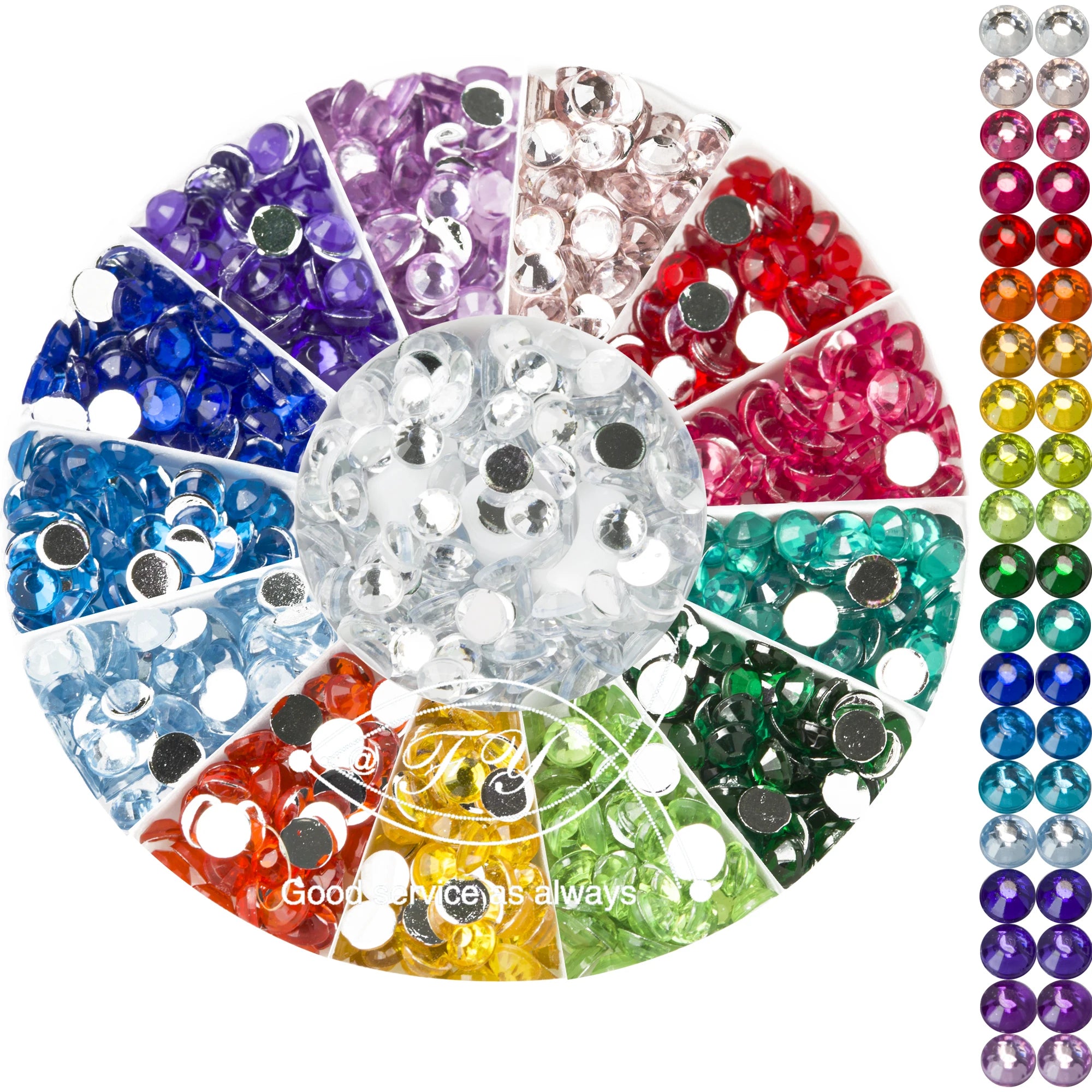 E-093 1000pcs/Bag Diamond Painting Accessories Round Rhinestone for Diamond Art Accessories Tools Crystal Diamond Painting Beads