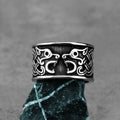 Viking Nordic Wolf  Ring Fashion Men's Punk Rings