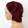 Wholesale 13x4 Full Transparent Lace Frontal Pixie Cut Short Human Hair Wigs Brazilian Glueless for Black Women