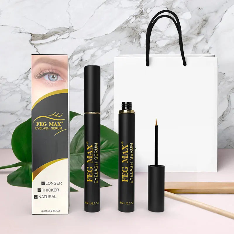 Ginger Prostaglandin Lash Serum Eyelash Growth Top Selling Hydration Coating Eyelashes Enhancing Serums Extension No Oil FEG MAX