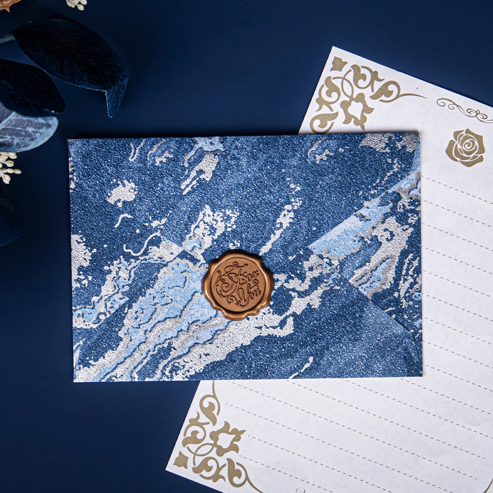 Custom Logo Luxury Paper Wedding Vintage Gift Card Letter Invitation Envelopes for Greeting Voucher Receipt