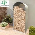 Huizhou Green Giant Modular Metal Firewood Rack  Steel Firewood Shelf Lumber Storage Rack for Storage of Firewood Rainproof Vent