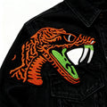 Custom FAMU Rattler HBCU Embroidery Patches Fashion Design Cartoon Embroidery Patches Greek Sorority Iron on