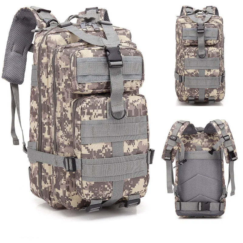 Tactical Shoulder Backpack Survival Pack Molle Bug Out Bag Surplus Backpack 35L