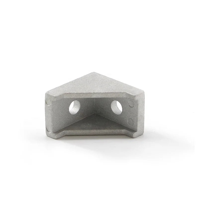 2028B-4 Round Hole Die-cast Aluminum Corner Bracket for 2020 20x20 20*20  T Slot Extruded Aluminium Profile Industrial Profile