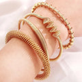 DAIH EEurope and America New Style Bohemia Cuff Bangle Bracelet Jewelry Sliver Gold Handcuff Bracelet for Women