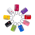 Modern 4-Digit Combination Zinc Alloy Padlock Travel Lock for Suitcases & Baggage Mini TSA Approved Luggage Locks