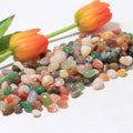 Hot Sales Crystal Chips Natural Healing Tumbled Stones Yanyuan Agate Tumbled Gravels for Fengshui Decoration