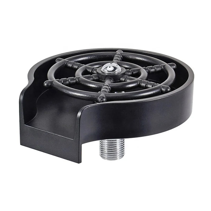 Hot Selling Black Automatic Cup Washer Faucet Glass Rinser for Kitchen Sinks Bar Cafe