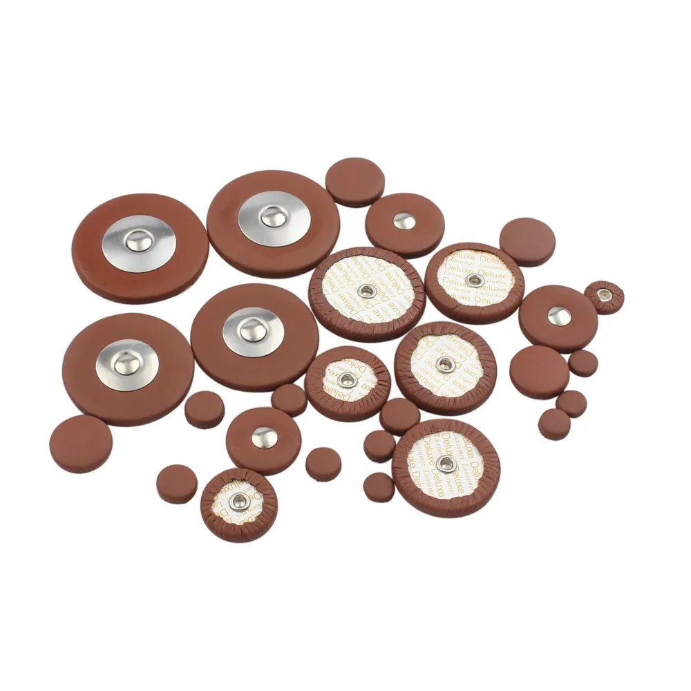 25pcs Sax Leather Pads Replacement for Tenor Saxophone
