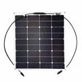 60W Semi Flexible PERC Solar Panel Thin Film Bendable Back Contact for Golf Cart Yacht Mining Machine