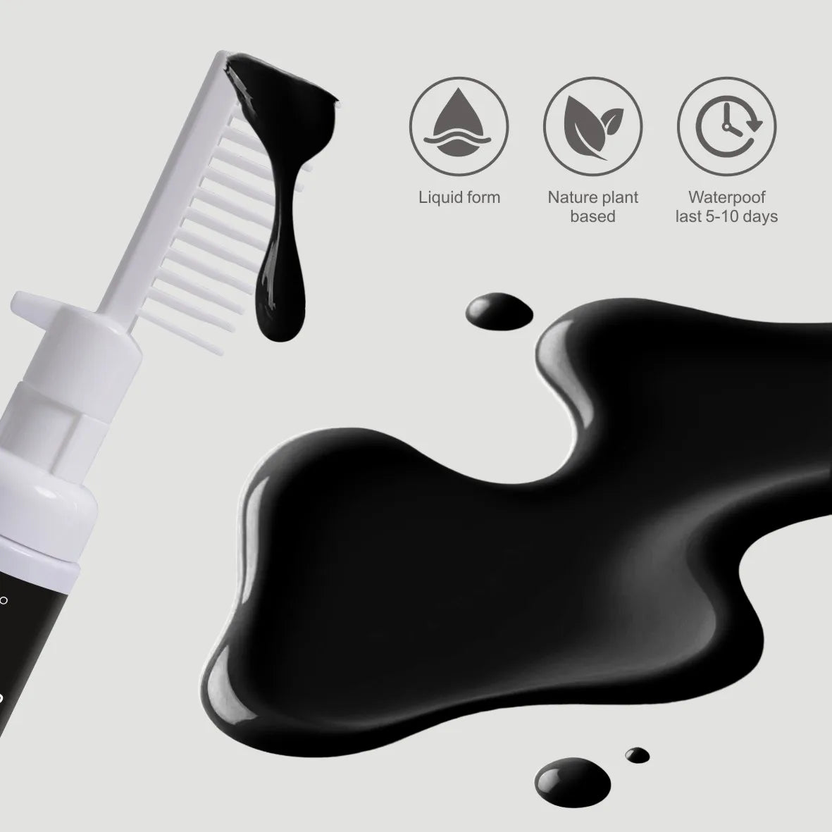 Waterproof Herbal Hair Scalp Concealer Cream Paste Long-Lasting 3-7 Days Coverage for Bald Spots Thinning Hair Custom Plastic