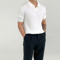 M-3XL Fashion Polo Neck T-shirt Youth Popular Standard T-shirt Elegant and Trendy Quarter Sleeved Shirt