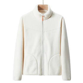 RNSHANGER Women's Fleece Coat Winter Warm Thicken Jacket Two-Sided Wear Double-Sided Velvet Coral Fleece Jacket Coats