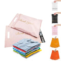 CTCX Plastic Envelope Poly Mailers Handle Pouch Express Bags Polly Mailer Shipping Bag With Handle Courier Bag With Handle