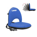 Wholesale Custom Logo Folding Stadium Chair Modern Metal Iron Seat with Back Supporting for Outdoor School Football Bleachers