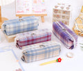 Japanese Creative Large Capacity Canvas Pencil Bag Kawaii Stationery Pencil Case with Innovative Design