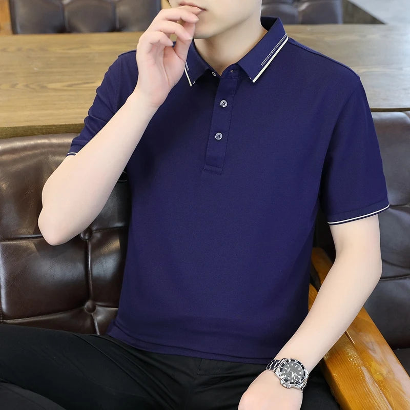 No Moq Wholesale High Quality Brand Golf Polo Shirt Embroidery Print logo Paul Advertisement Short Sleeve Work Wear Polo t Shirt