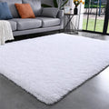 Christmas Soft Bedroom Decoration Shaggy Carpets Polyester Fluffy Area Rugs Flooring Long Pile Modern Carpets for Living Room
