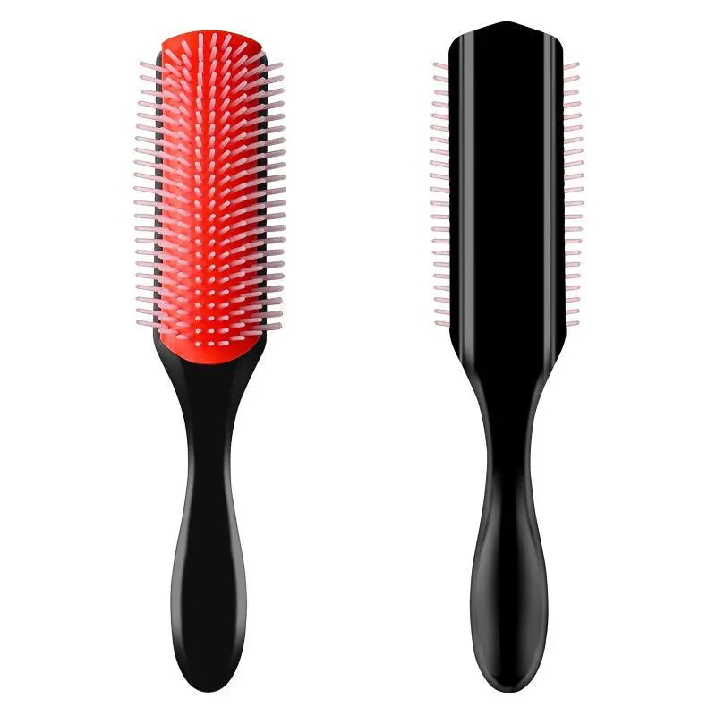 Hot Sale Detachable Nine Row Comb Multicolor Straightening Massage Comb Antistatic Detangling Hair Brush