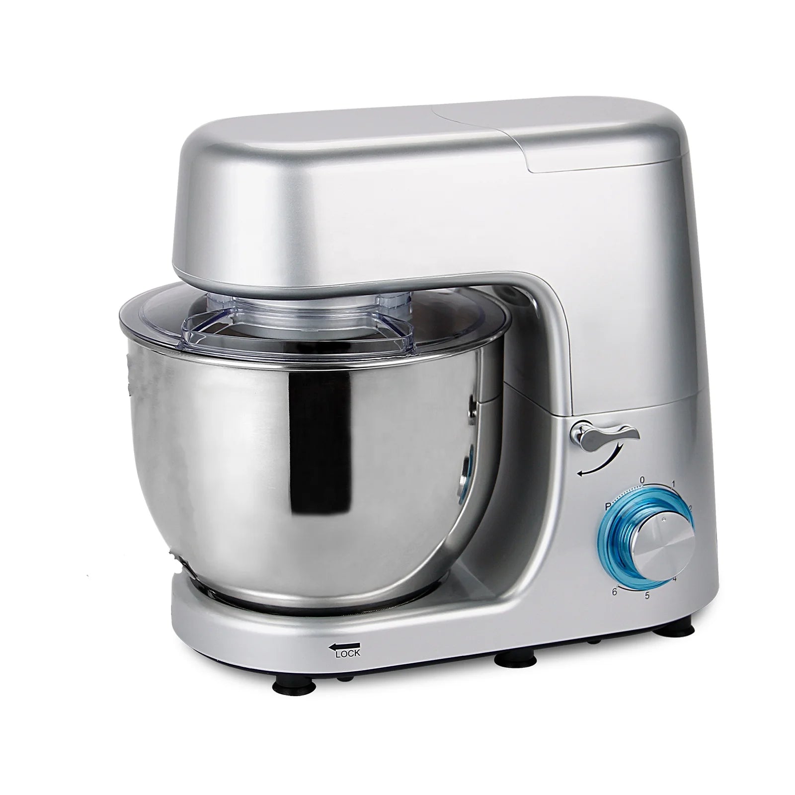 1500W 7L Electric Stainless Steel Mixing Bowl Household Stand Mixer Dough Hook High Quality Automatic Tilt-Head Design 6-Speed