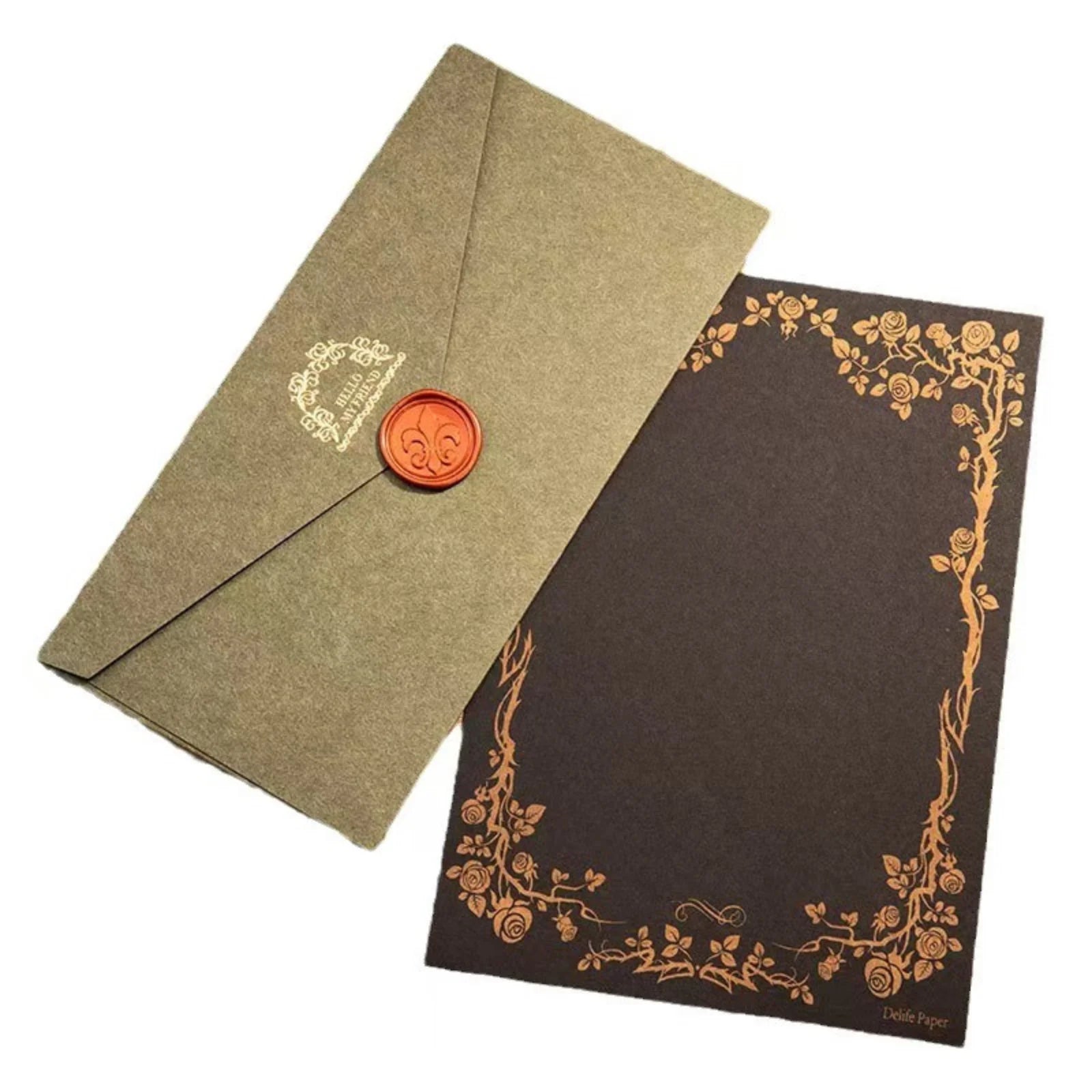 Custom Luxury Envelope Pouch Small Fancy Money Envelopes for Business Gift Use