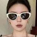 1294 Cheap Premium Shades Brand Uv400trendy Luxury Cat Eye Sun Glasses for Women