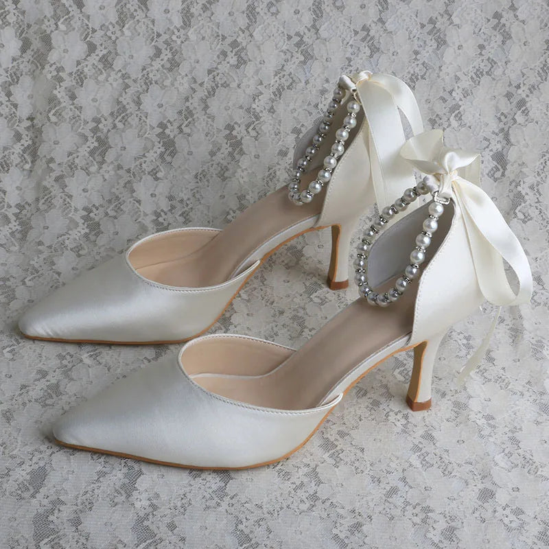Wedopus Online Shopping Satin Shoes